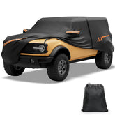 JOYTUTUS Bronco 4-Door cover front view shows weatherproof protection