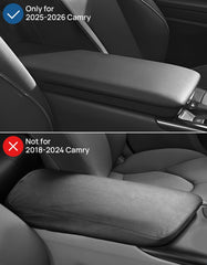 JOYTUTUS Camry center console cover night shot shows full-coverage protection
