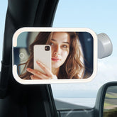 Joytutus car vanity mirror with lights for precise makeup on the go.