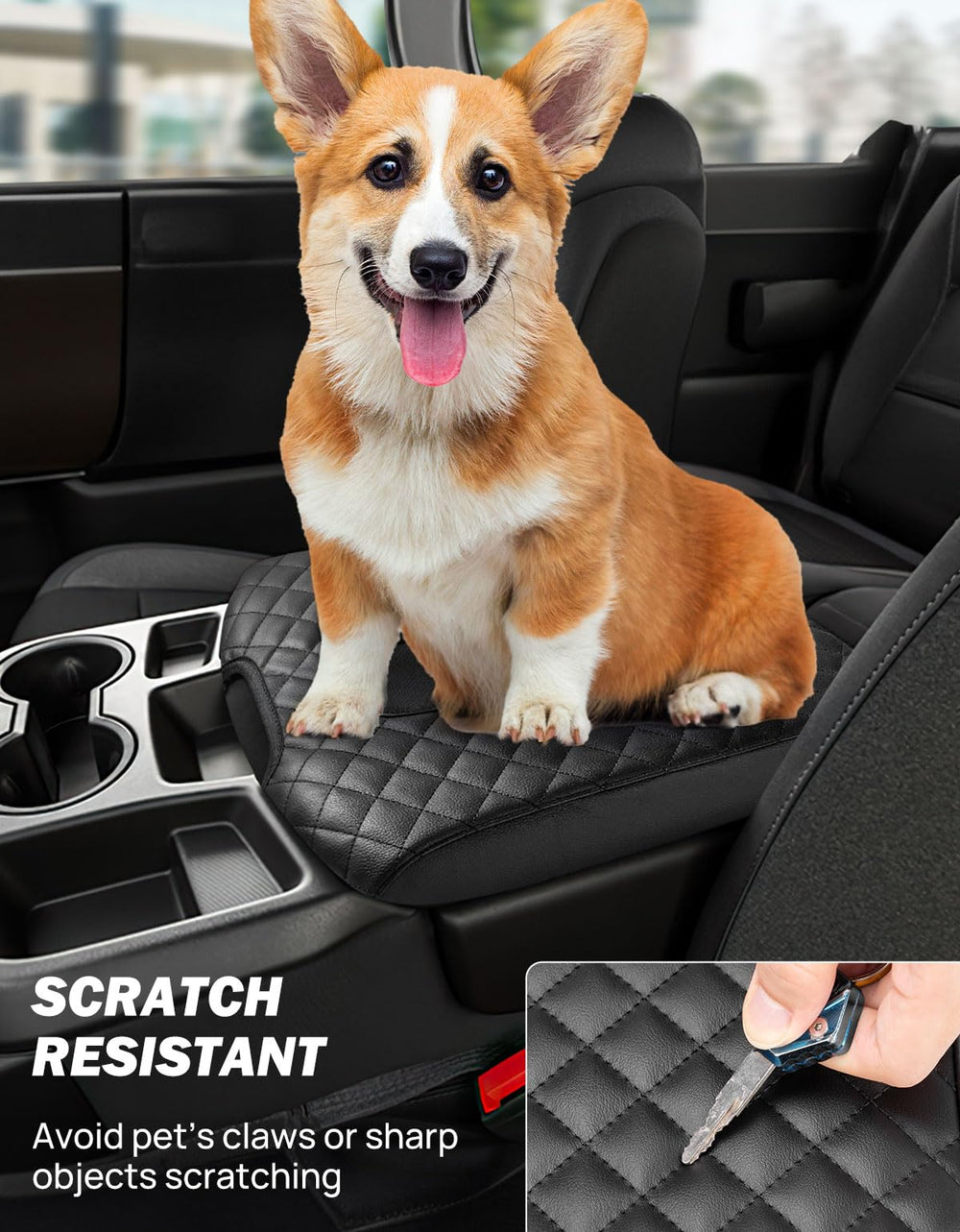 JOYTUTUS center console cover quick install no tools required for upgrade