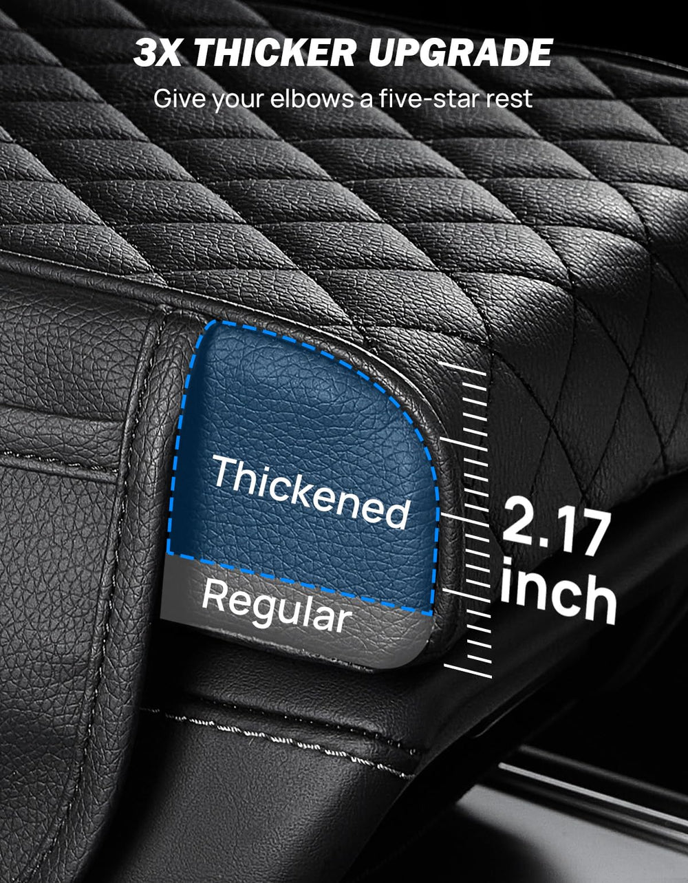 JOYTUTUS center console cover with fit-tested sizing ensures snug installation.