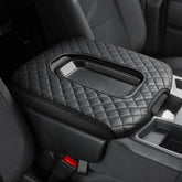 JOYTUTUS center console cover leather armrest for Silverado enhances driving comfort