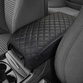 JOYTUTUS center-console-cover leather texture close-up for Charger/Chrysler 300