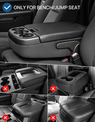 JOYTUTUS center console cover seam detail shows durable stitching