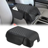 JOYTUTUS center console cover with side pockets keeps essentials organized during daily drives