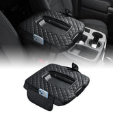 Joytutus center console cover on Silverado jump seat protects surfaces from wear and spills