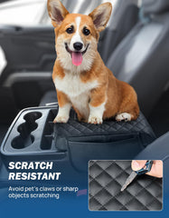 Leather armrest surface of JOYTUTUS enhances comfort during commutes.