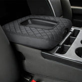 JOYTUTUS center console cover for Silverado/Sierra leather finish protects top and sides from wear.