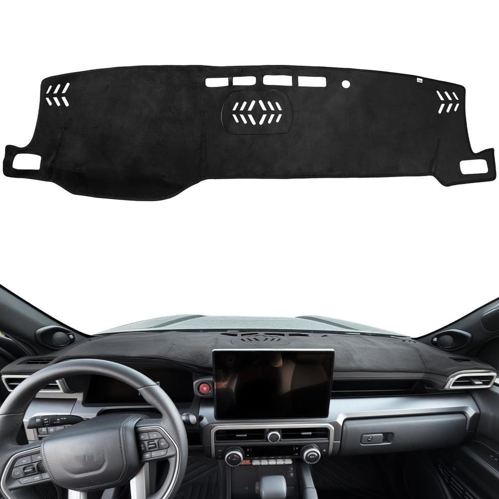 JOYTUTUS dash cover mat for 4Runner shows precise fit and speaker cutouts.