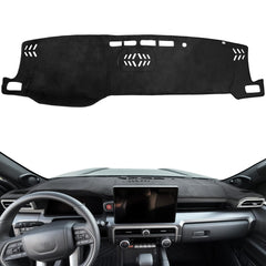 JOYTUTUS dash cover mat for 4Runner shows precise fit and speaker cutouts.