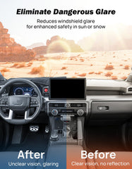 JOYTUTUS dash cover provides heat insulation and glare reduction for safer driving.