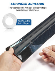 JOY TUTUS rear left sill guard adds durable protection against grit on rough terrain.