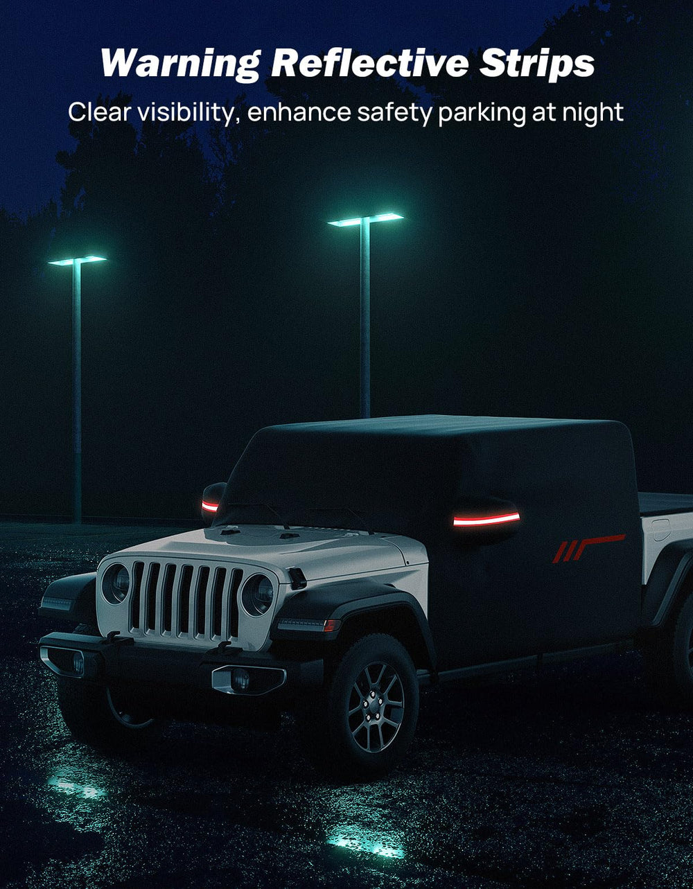 JOYTUTUS Gladiator cab cover offers easy installation without tools.