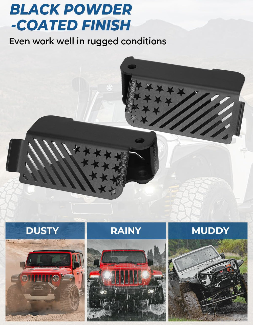 JOYTUTUS Gladiator exterior foot pegs add safety and rugged style