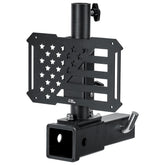 JOYTUTUS hitch flag pole holder for 2-inch receivers shows universal compatibility.