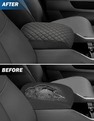 JOYTUTUS in-car use demonstrates clean, protected armrest for pets.