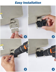 JOYTUTUS installation guide for sun visor clip ensures quick, accurate fit.