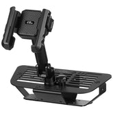 JOYTUTUS metal dash mount for Wrangler JK demonstrates secure, hands-free device access.