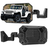 JOYTUTUS mirrors doors-off front view helps drivers spot obstacles during off-road runs