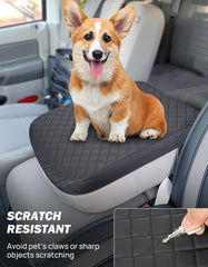 JOYTUTUS durable PU leather protects against pet-related mess