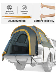 Joytutus truck bed tent compatible with popular pickups like F-150 and Silverado.
