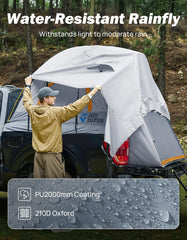 Joytutus waterproof bottom layer keeps interior dry on damp ground.