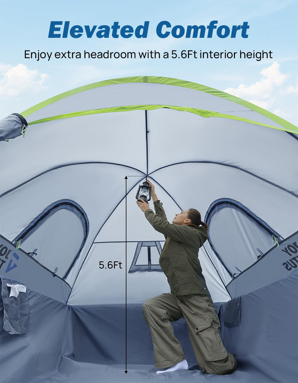 JOYTUTUS bottom waterproof layer protects interior from moisture.