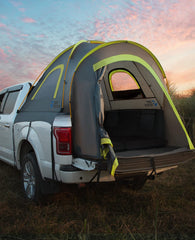 JOYTUTUS truck tent rainfly adds weather protection for outdoor trips.