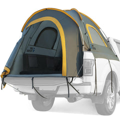 Joytutus pickup tent setup shows quick shelter for two on a trail