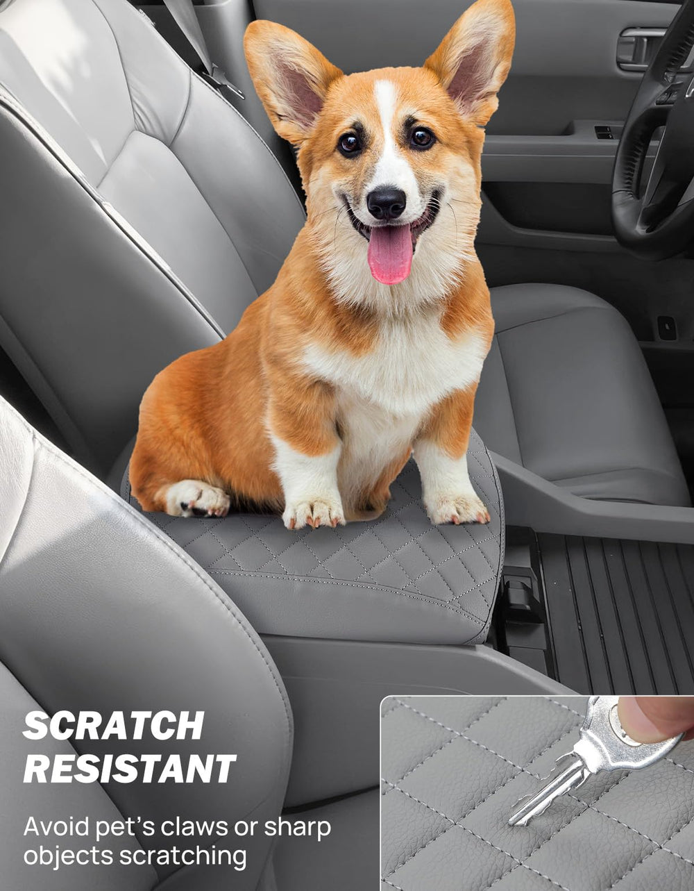 Pilot-compatible JOYTUTUS cover fits snugly on the center console.