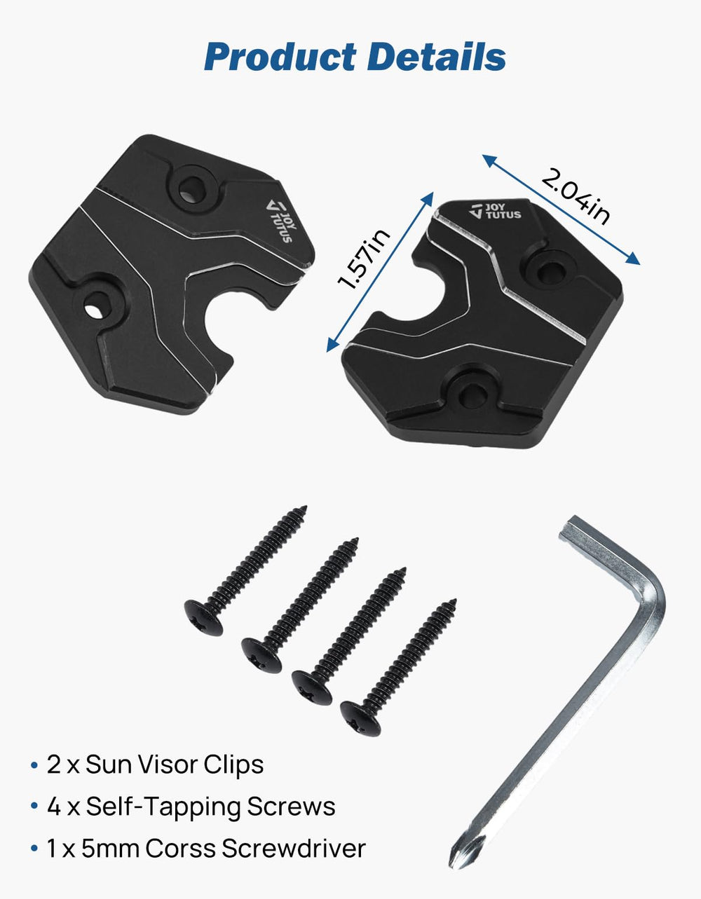 JOYTUTUS Ram 1500 accessory kit simplifies visor restoration and maintenance.