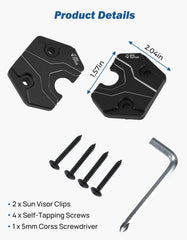 JOYTUTUS Ram 1500 accessory kit simplifies visor restoration and maintenance.