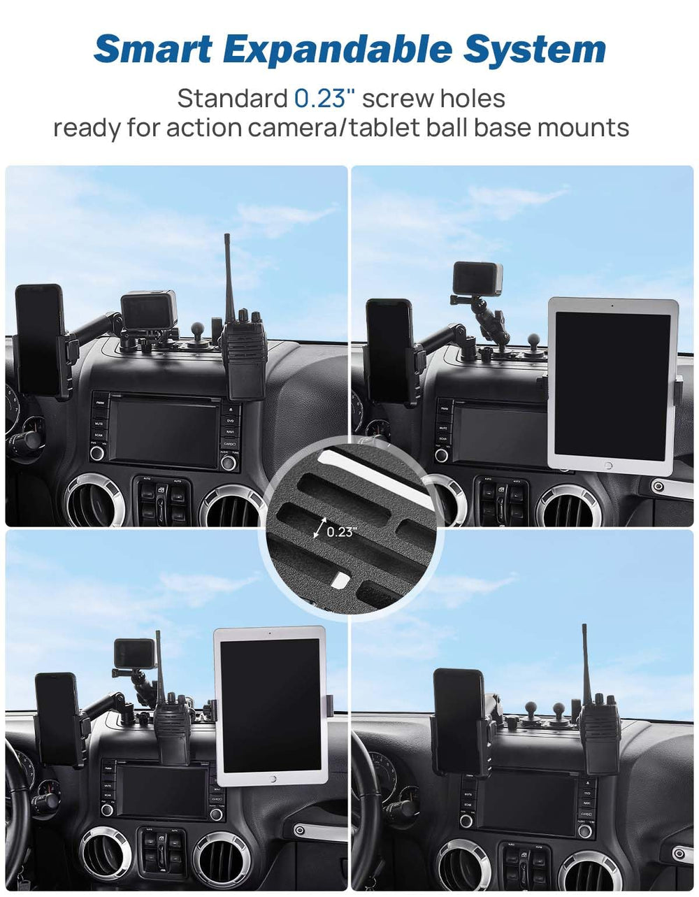 JOYTUTUS right-clip lock secures the phone with a simple push.