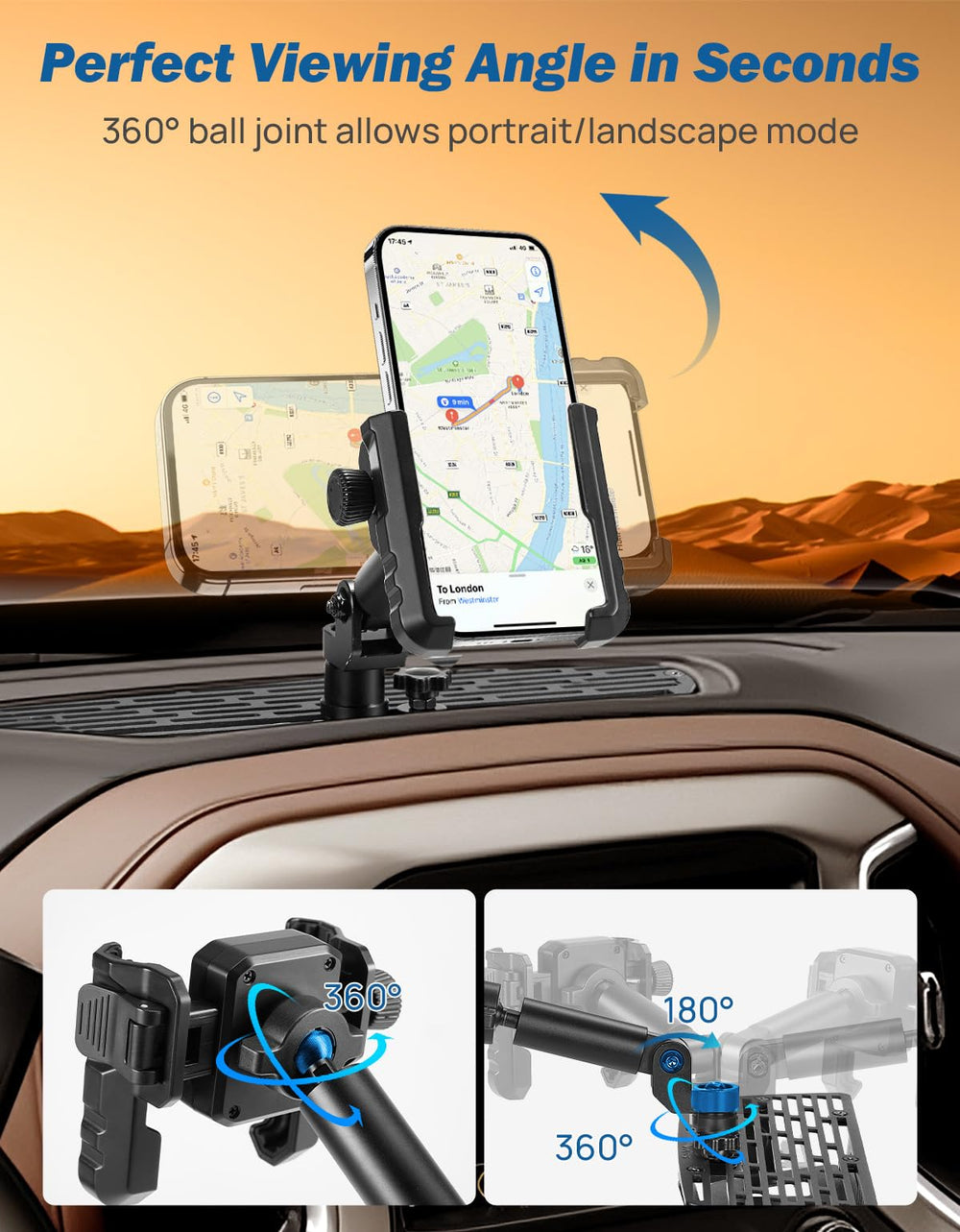 Joytutus scratch-resistant surface provides durable support for daily driving.