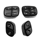Joytutus steering wheel seek and volume button with night-visibility LED indicators