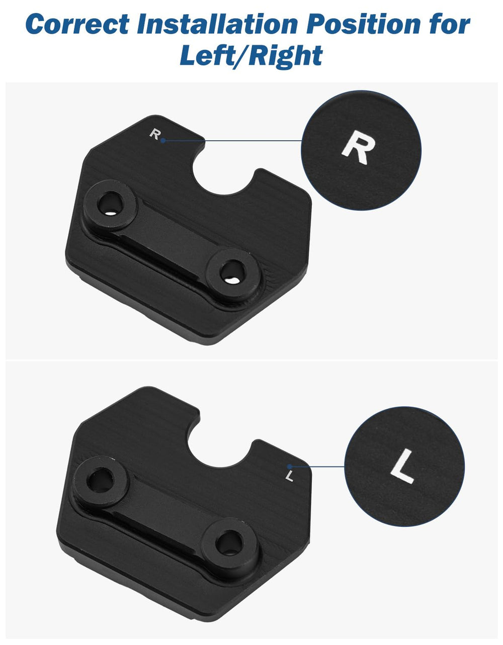 JOYTUTUS two-pivot sun visor clips provide stable adjustment and held position.