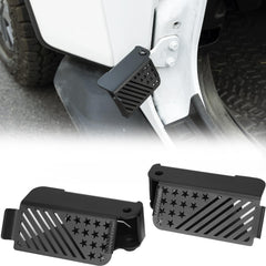 JOYTUTUS upgraded 120° Wrangler foot pegs offer ergonomic comfort for open-door drives