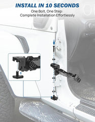 JOYTUTUS upper-lower clamp installation system ensures stable mounting.