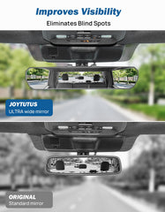 JOYTUTUS wide-angle mirror reveals more behind you during reverse maneuvers