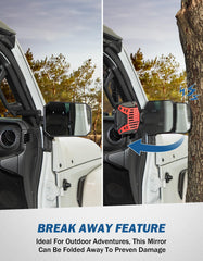 JOYTUTUS wider-view mirrors help spot traffic and obstacles earlier
