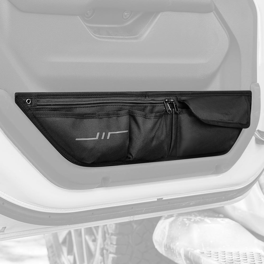 JOYTUTUS door pocket material detail highlights premium oxford fabric and stitching.