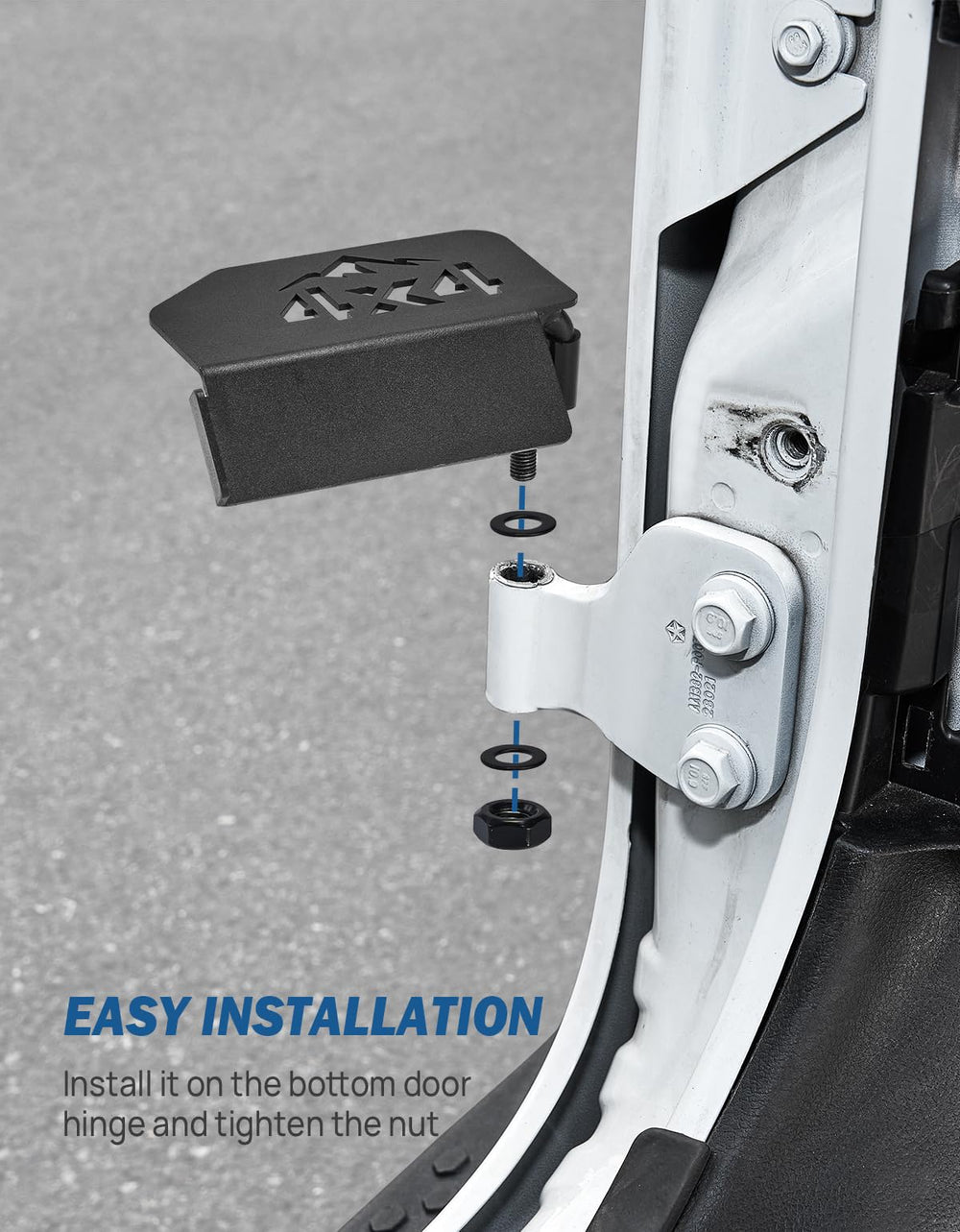 JOYTUTUS foot pegs install quickly on JK/JL/JT without drilling.