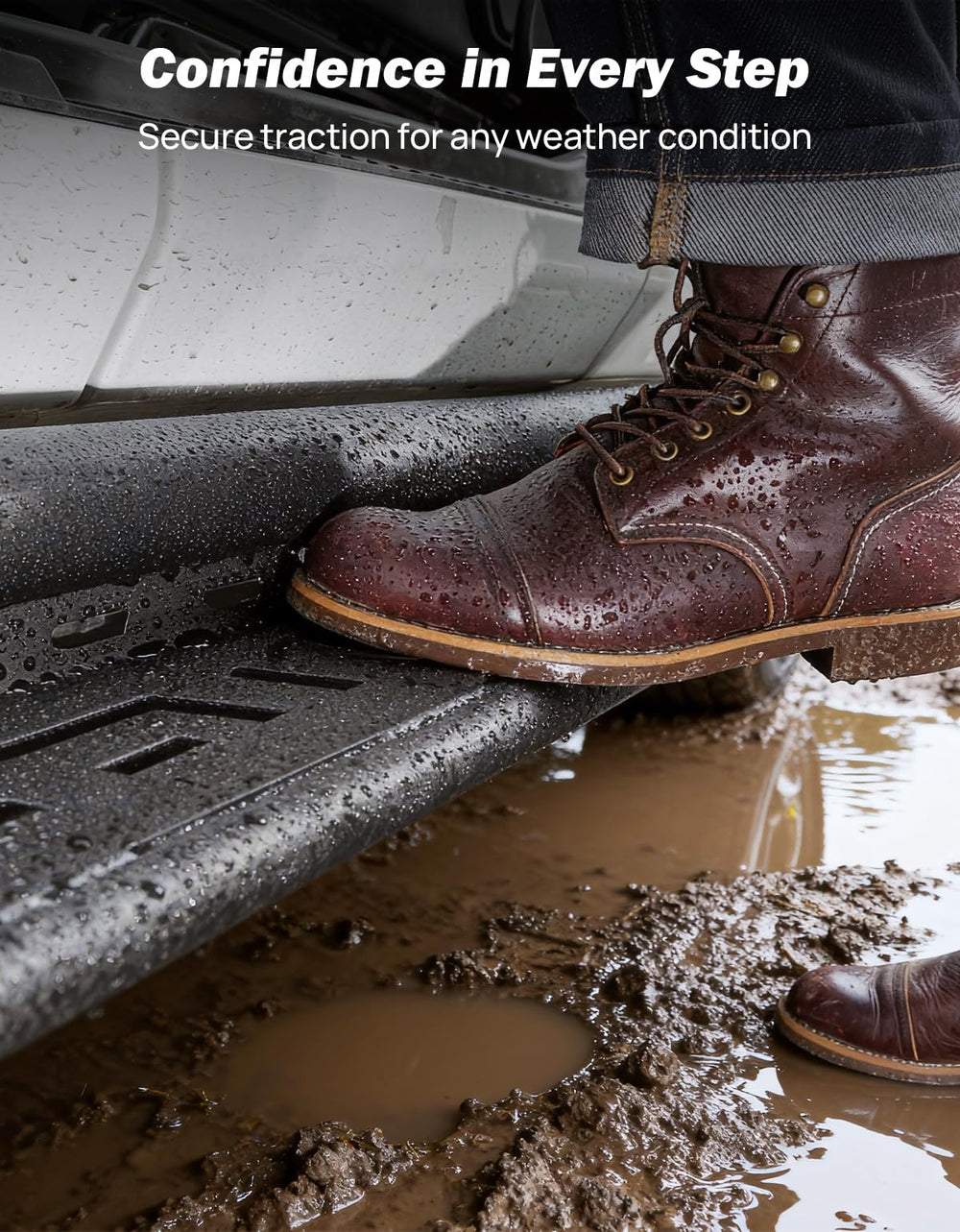 JOYTUTUS rust-resistant black finish endures off-road use and weather.