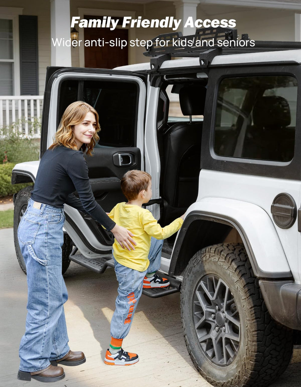 JOYTUTUS heavy-duty steel construction supports up to 500 lbs.