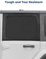 JOYTUTUS compatible with 2007-2026 Wrangler JK JL Gladiator JT for 4-door models.