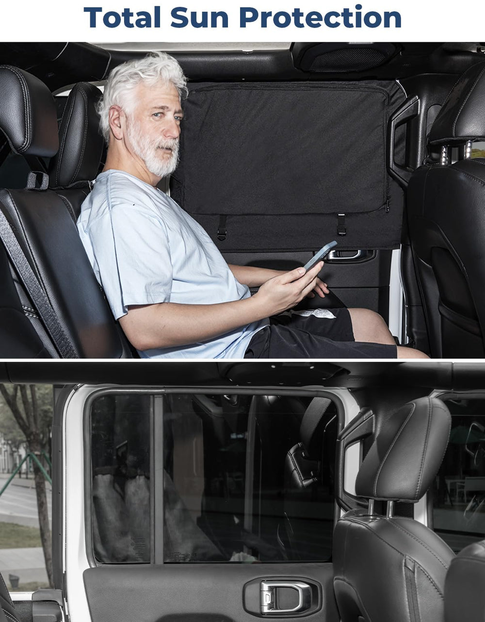 JOYTUTUS easy-install shade stays in place without interfering with window operation.