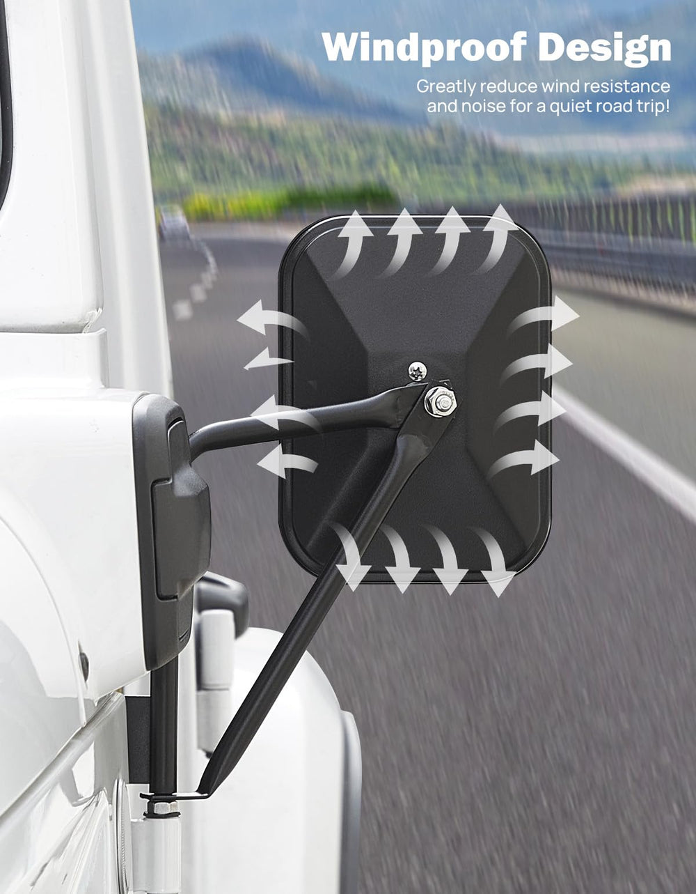 JOYTUTUS sturdy steel stabilizers reduce wobble when doors are off
