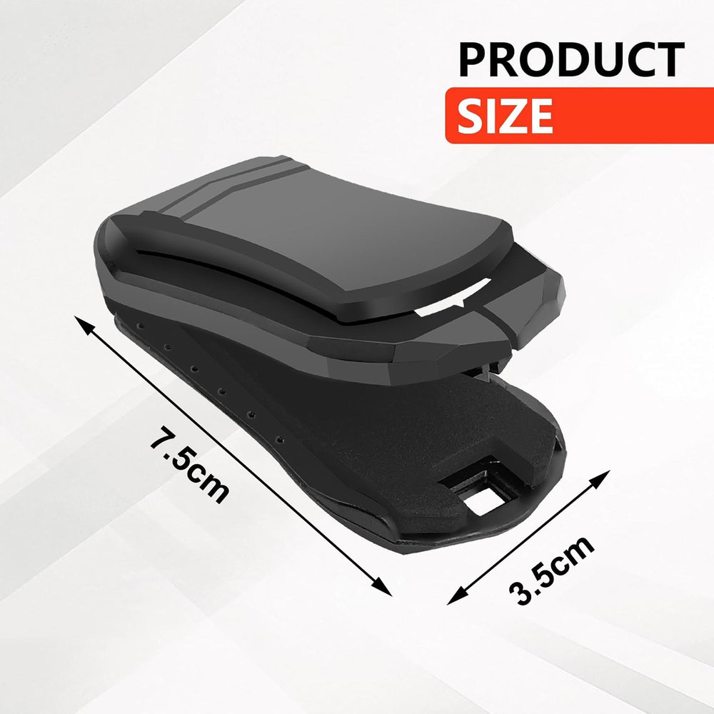 Joziko shoulder belt adjuster secures strap position to reduce friction during travel.