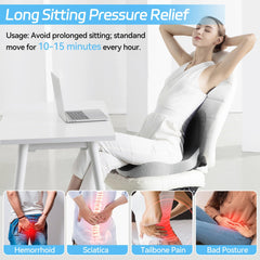 jpinlr High-density memory foam adapts to your body while keeping shape