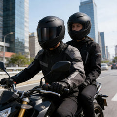 JQF Gear WS-607 rider-worn demonstrates secure fit